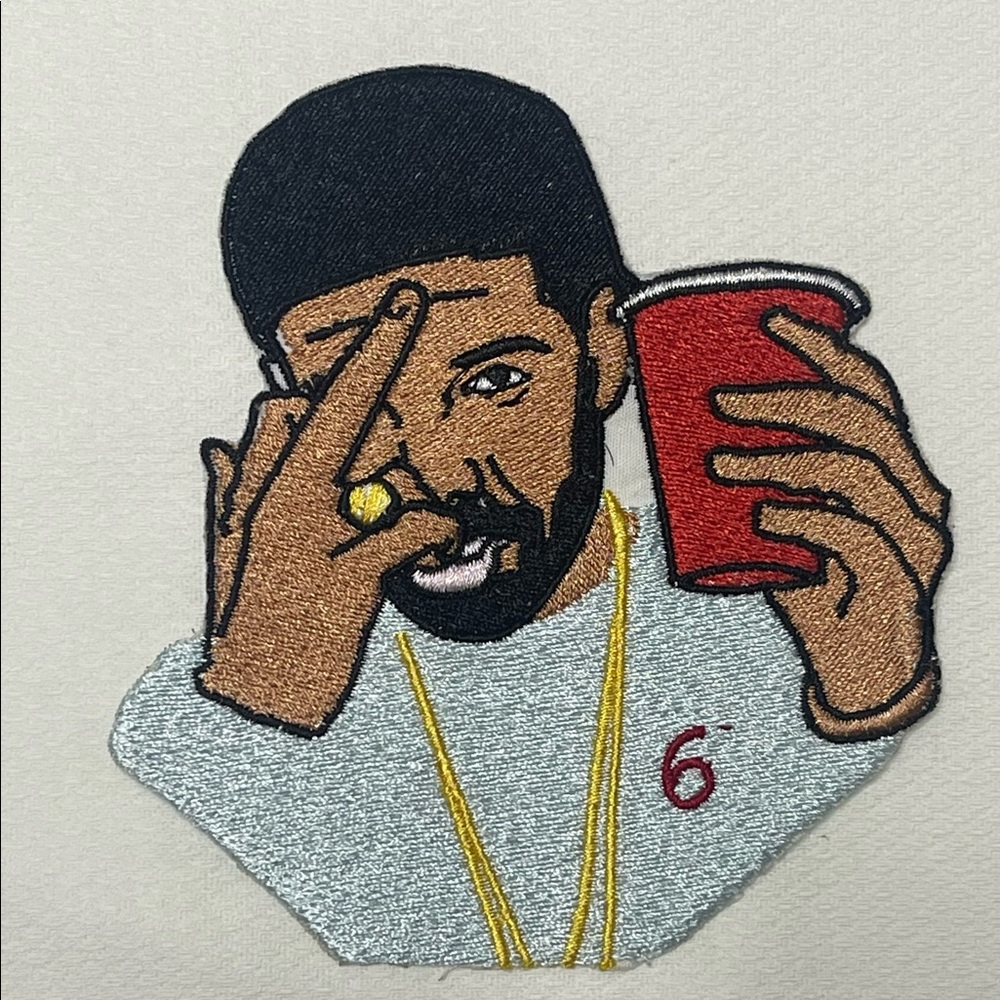 Drake Iron-on patch